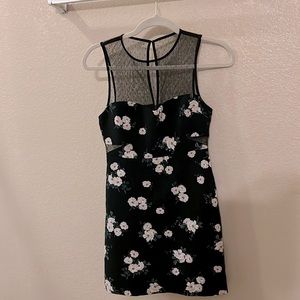 Express size 2 floral mesh dress!!